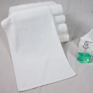 China Rectangular 80% Cotton Small White Hand Towels factory