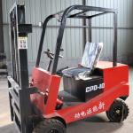 Full Free Lift Warehouse Electric Forklift Solid Tire 3 Stage Mast AC Controller