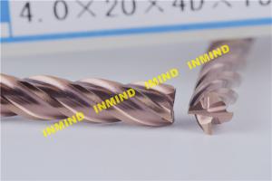China Long Flute Type Square High Speed Cutting Tools With 20 mm Cutting Length factory