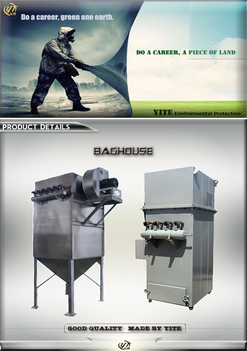 Filtration System Industrial Pulse Baghouse Dust Collector with 63m2 Filtration Area