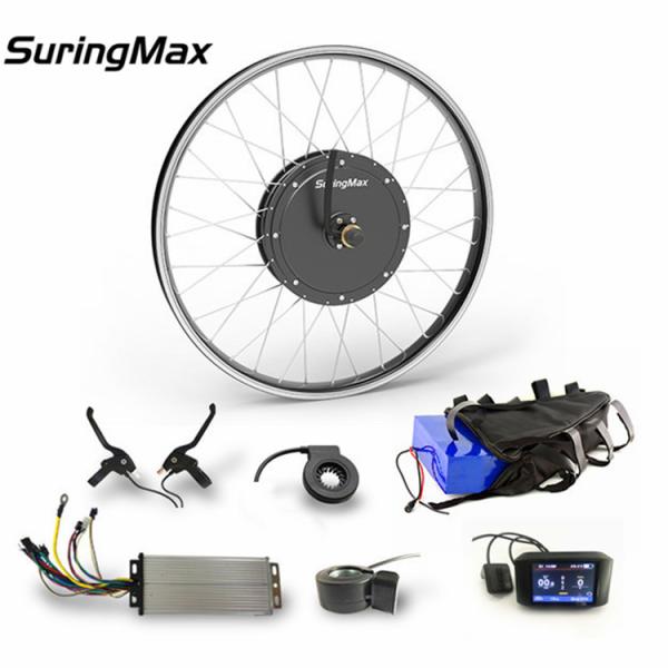 72V2000w high torque brushless hub dc motor ebike kit with brake sensor and