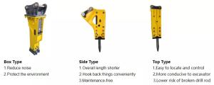 China Breaking Rock / Concrete Choose Excavator Hydraulic Hammer 200-1500 Kg factory