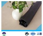 Black Anti - Weed 100gsm Split Film Woven Geotextile Fabric Polypropylene