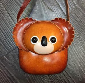 China Leather messenger bag small forest animals Sen female retro cute bags factory