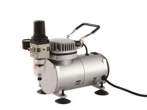 China Mini Portable Air Compressor , Airbrush Air Compressor With Tank TC-20C factory