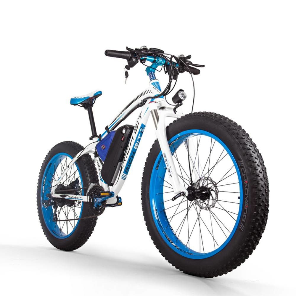 US EU STOCK 48v 17ah 26 Inch Fat Tire Ebike Adults Big Fat Electric Bike Rich Bit Top 012 Richbit Ebike