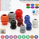 Non-Armoured Plastic BSC Cable Glands, IP68 Waterproof Nylon Cable Strain Relief