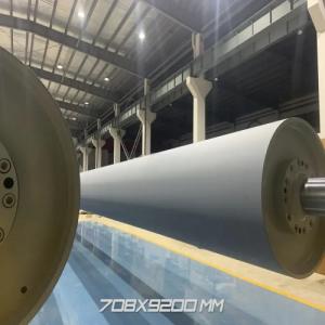 China BOPP BOPET Porudction Line Corona Roller Corona Treater Roller Rubber Coated factory