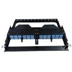 19-Inch High Density 144 Core 1U 96 Port ODF Fiber Optic Patch Panel for FTTH