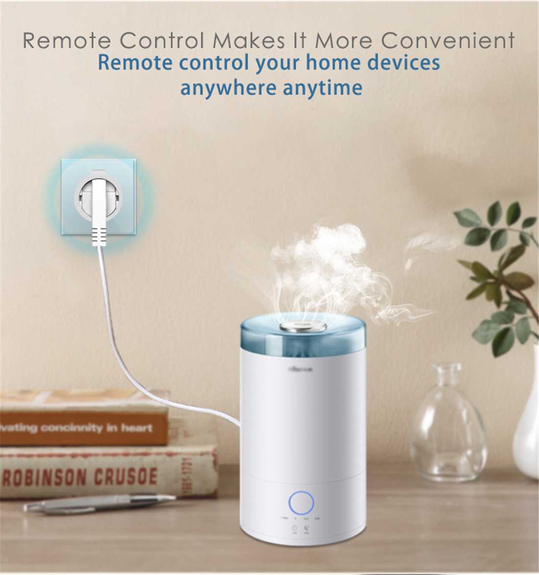 EU Smart Wi-Fi Plug Socket Work With Alexa/Google Home