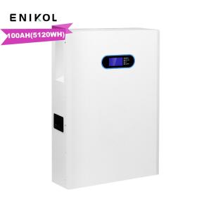 China 5kw Solar Power Lithium Battery 48V 100ah Powerwall Wall Mounted Lifepo4 Battery factory
