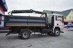 SHACMAN L3000 Crane Cargo Truck 4x2 Small Crane Truck 210hp Euro II