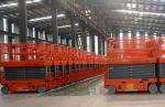 8M 450KG Electric Aerial Scissor Lift , Self Propelled Work Platform CE ISO