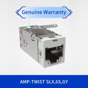 China SL-Series Modular Jack, RJ45, Cat6 Shielded, Gray factory