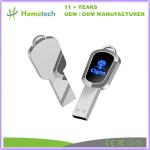 LED Light Rugged Silver Metal USB 3.0 Flash Drive for Data Storage -40-85C A