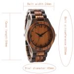 Japan Miyota Quartz Natural Wood Watches Quartz Digital Watch
