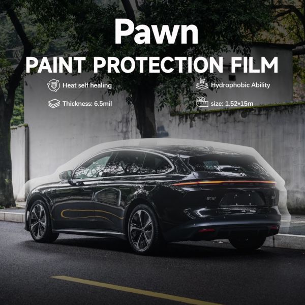 China Dwarf TPH Gloss PPF Auto Paint Protection Film Clear Holographic Self Healing 7.5mil factory