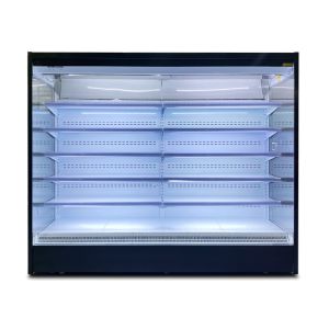 Fast Refrigeration Commercial Multideck Display Open Front Chiller Low Noise