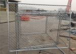 Environmental Q235 Steel Weld / Chain Wire Trash Cage 1500mm X 2000mm