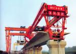 High Stiffness Bridge Girder Launcher , Girder Gantry Crane Convenient Operation