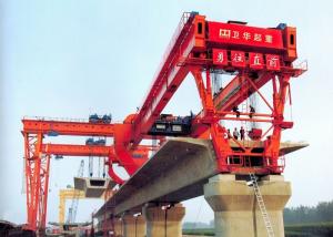 China Steady Flexible Launching Gantry Crane High Loading Capacity Span 20-50m factory