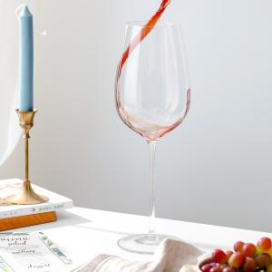 China 940ml Clear Crystal Long Stem Wine Glasses Lead Free 33 Oz Oversize Hand Blown factory