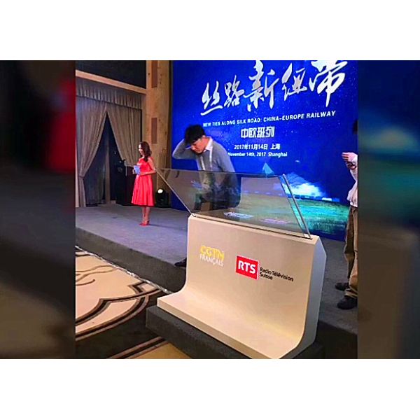 China Customized Size Transparent OLED Display Advertising Solution Easy To Install factory