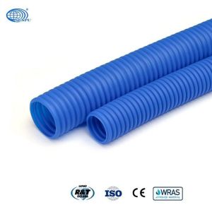 Black Flexible 16mm Split Conduit Pipe Tubing SN8 SN4 For Highway Drainage