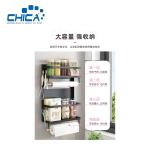 Magnetic Refrigerator Shelf 4 Tiers Kitchen Fridge Storage Rack Fridge Rack