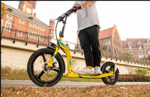 China Rich Bit H100 Big Wheel E Scooter 350w Electric Scooter Bicycle Front 16&quot; 20&quot; Rear 36v factory