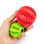 Rubber TPR 5cm Interactive Dog Ball Toys Indestructible Dog Ball Blue Orange