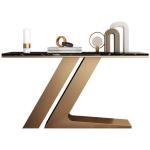 Width 45cm Entrance Console Table Stainless Steel Entryway Table