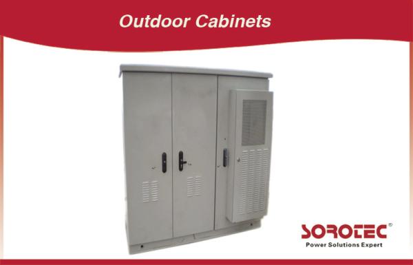 Stainless Steel Outdoor Battery Cabinet For Power Supply , Telecom Outdoor