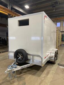 China Commercial Refrigerated Cold Storage Room with Air-tight Motor and trailer factory