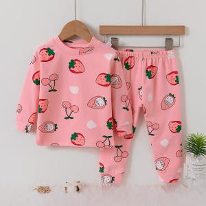 China Children Soft Night Suit Winter Pyjama Set No Itching For 80cm - 170cm Height factory