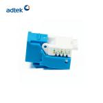 Cat5e Cat6 Cat6a FTP Keystone Jack Toolless Rj45 Color Customed