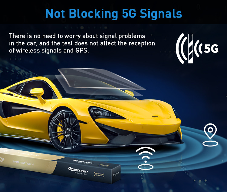 Nano 15% Optical Grade Car Solar Tint Film 5G Ultra High Definition HD Inorganic Nano Ceramic Film
