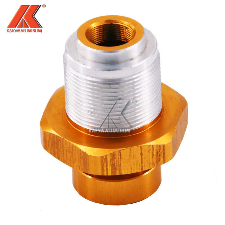 High Hardness Brass Aluminium Profile CNC Deep Processing For Pipe Connections