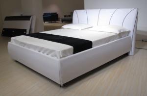 China modern simple leather bed K10 factory
