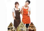 Custom Personalised Kitchen Cooking Aprons Colorful Embroidery With Twill Fabric