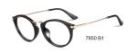 Fashionable Flexible Round Eye Parim Eyeglasses Frames / Metal Temple Eyeglass