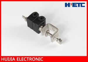 China 3/8&quot; Indoor Type Feeder Cable Clamp For RF Coax Cable Telecom Parts ABS SS304 Material factory