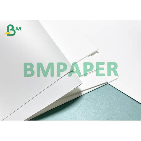 White Recyclable Soft Synthetic Paper Roll Used For Book Cover