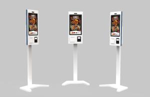 China 32inch Touch Screen Ordering Kiosk Scan QR Code Pos Self Food Order Service factory