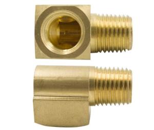China CNC 1/4&quot; NPT Pipe Brass 90 Degree Street Elbow Lead Free factory