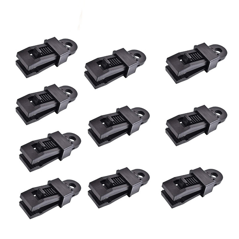 Heavy-Duty Shark Tent Fasteners Lock Grip Pack Tarp Clamps Bungee Cord Clip Car Cover Clamp Pool Awning Car Cover Pool T