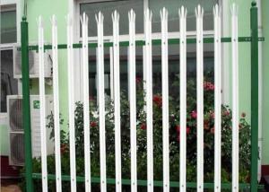China Q235 Steel D Pale Welded Wire Mesh Fence Galvanized Steel Palisade Fencing factory