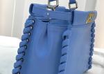 Peeakboo Classic Womens Luxury Handbag Leather Lace Woven Edge Handbag High