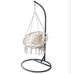260KG Capacity Fringes Patio Swings Hammock Swing Chair For Leisure Facilities