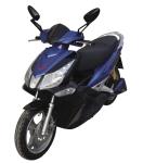 EEC Blue 4000W Li-ion Electric Moped Scooter , CEM Electric Scooter LS-F22